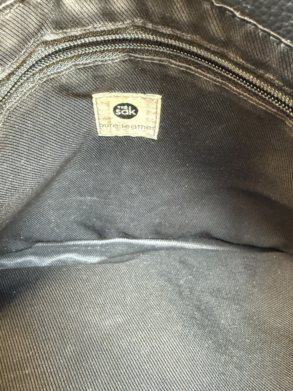 The Sak Shoulder Bag Black Pebbled Leather Hobo Bag Great Condition! - Picture 4 of 13